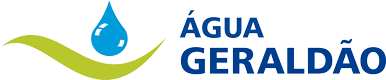 Logotipo Disk Água Mineral Geraldão | Distribuidora de Água